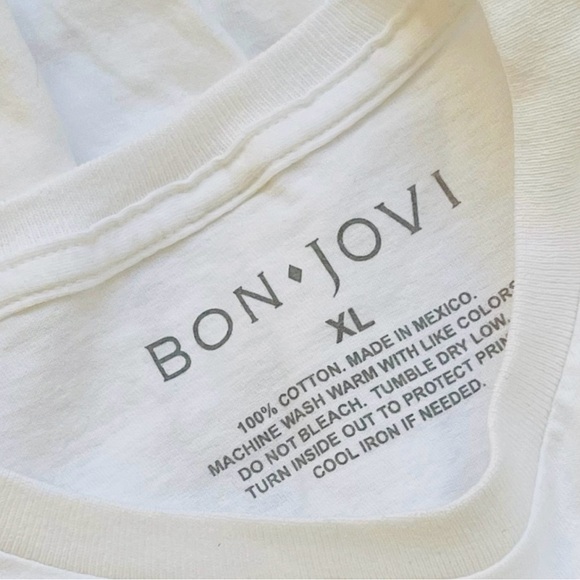 BON JOVI CONCERT BAND GRAPHIC LONG SLEEVE TEE SHIRT 1993 SIZE X-LARGE NWOT - Picture 6 of 10